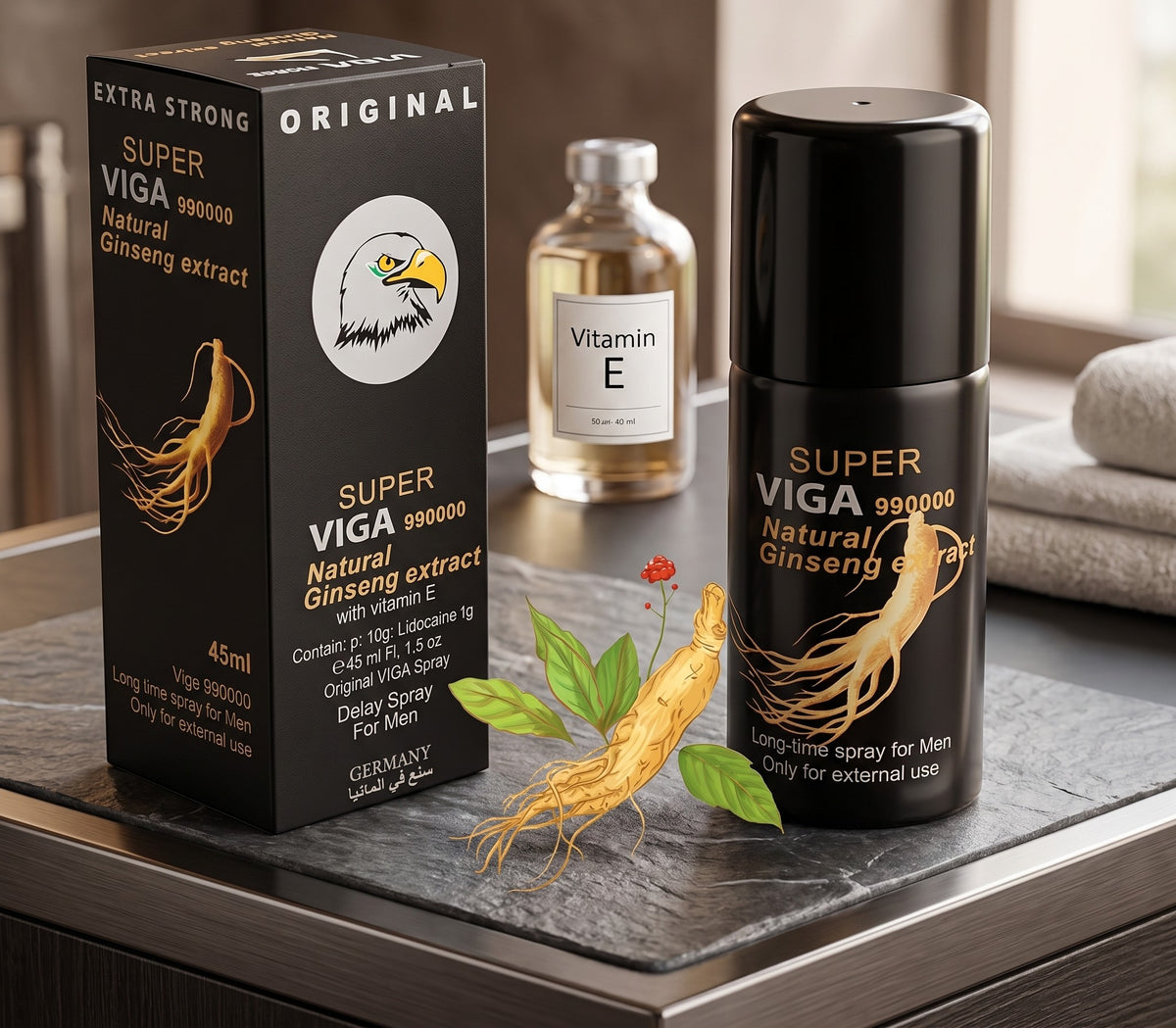Viga Super Ginseng 990000 Long Time Spray for Men 45ML